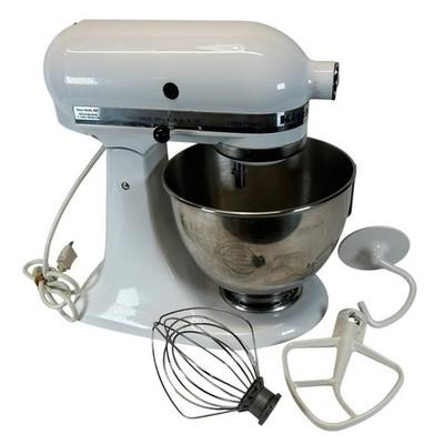KitchenAid KSM90 Ultra Power 300W Tilt-Head Stand Mixer White Made in USA 4.5 Qt