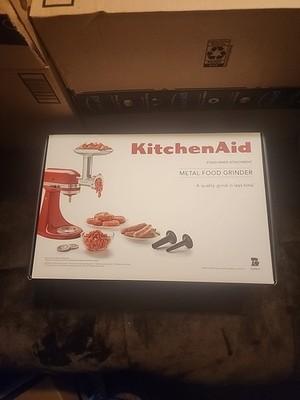KitchenAid KSMMGA Metal Food Grinder Stand Mixer Attachment in Box NEW Unused