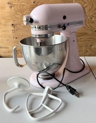 KitchenAid Pink Artisan Tilt-Head Stand Mixer 5 qt 325W 10-Speed W/Attachments