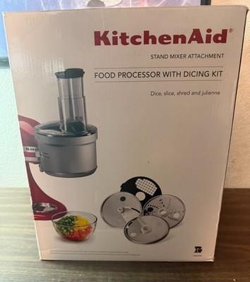 KitchenAid Stand Mixer Attachment, Food Processor with Commercial Food KSM2FPA