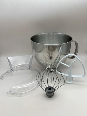 KitchenAid Tilt Head Mixer 5 Qt Stainless Steel Replacement Mixing Bowl & Extras