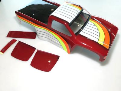 L22-7391 VINTAGE TEAM LOSI JRXT JUNIOR TRUCK NEW CUSTOM PAINTED BODY