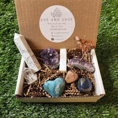 Large Mystery Crystal Box 100+ Crystals Gemstones Free Ship US
