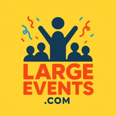 LargeEvents.com - PREMIUM TWO WORD DOMAIN NAME - Concerts, Events, Entertainment