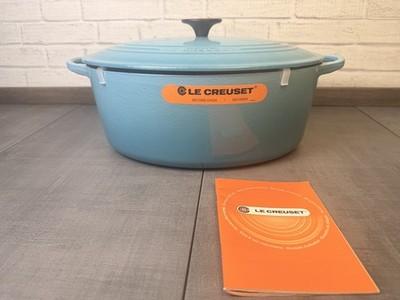 Le Creuset #31 Oval Dutch Oven Caribbean 6.75 Qt Cast Iron New Factory Second