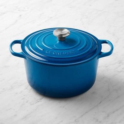 Le Creuset Signature Deep Round Dutch Oven Enameled Cast Iron 6.5-Qt, Marseille
