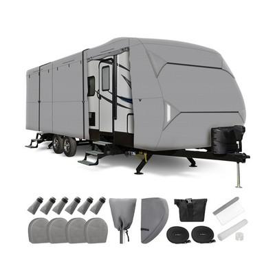 Leader Accessories Windproof 27-30 ft Travel Trailer RV Cover Extra Thick | H...