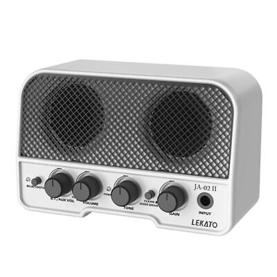 LEKATO 5W Electric Guitar Amplifier Wireless Bluetooth 5.0 Mini Amp Rechargeable