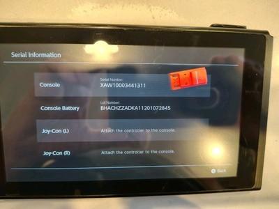 LightUse Nintendo Switch Console Unpatched v1 hac 001 2017 low serial w rcm jig