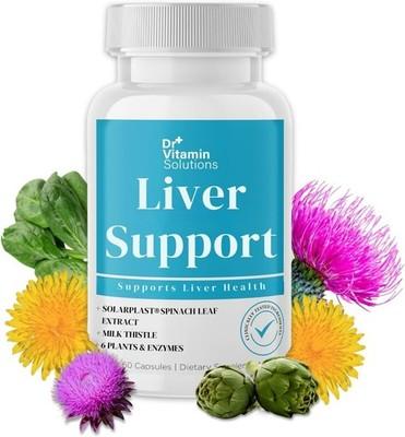 Liver Cleanse Detox and Repair - Milk Thistle Supplement with Chlorophyll