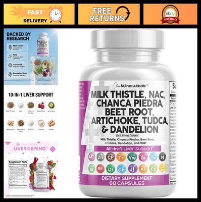 Liver Cleanse Detox Supplement - Milk Thistle, NAC, Beet Root, Dandelion & More