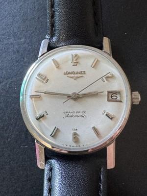 LONGINES VINTAGE 1960s GRAND PRIZE AUTOMATIC #2579 ART DECO DIAL PRE-OWNED