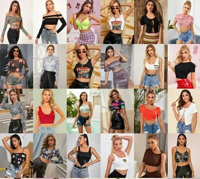 Lot 100 Pcs Women clothing Dresses Tops Skirts Leggings Pants Apparel S M L XL