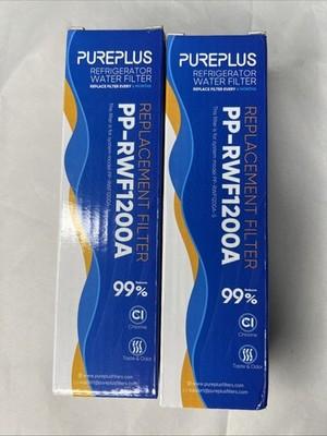 Lot 2 PurePlus RWF4200A Refrigerator Water Filters Replacement Samsung