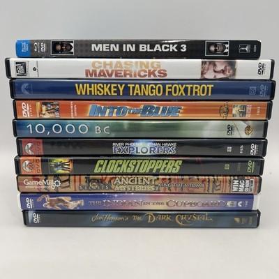 Lot of 10 DVDs Action Adventure Sci-Fi Family Men in Black Dark Crystal