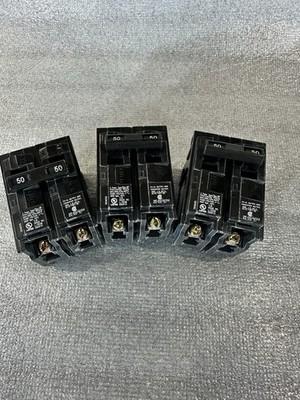 Lot Of 3 New Siemens Q250 50 Amp 2-Pole Breakers