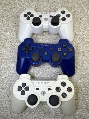 Lot of 3 Sony PlayStation 3 PS3 DualShock 3 Controller *FOR PARTS OR REPAIR ONLY