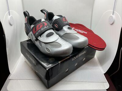 Louis Garneau Ergo Air Cycling Shoes Silver Extra Insole Size 40