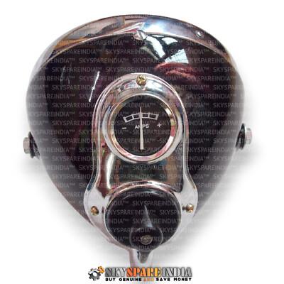 Lucas Type Headlight 7" Compatible With BSA Triumph Norton Ariel Vintage Bike