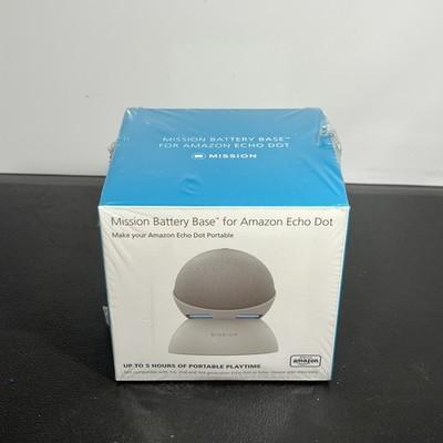 Made for Amazon Battery Base, for Echo Dot (5th generation) White