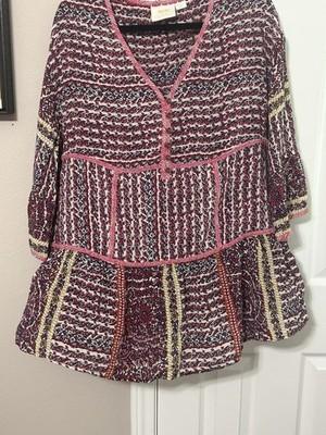 Maeve by Anthropologie Lilyana Tiered boho tunic size medium