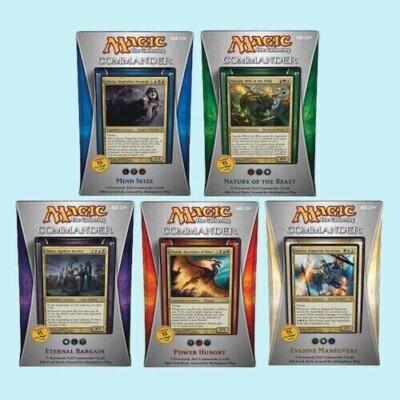 Magic the Gathering Commander 2013 - Set of 5 Sealed Decks MtG New Case In Box