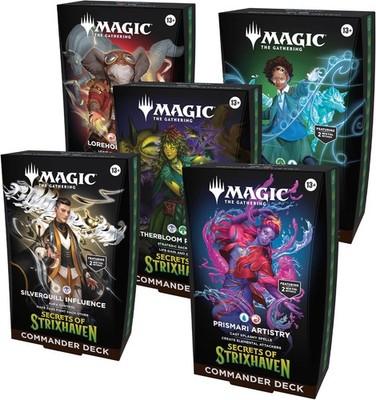 Magic: The Gathering Secrets of Strixhaven - Commander Deck Bundle - Includes Al
