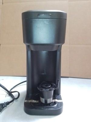 Mainstays Black Matte Dual Brew Coffee Maker Single Serve Auto Shutoff 14 oz ...