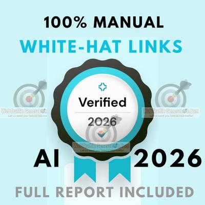 Manual SEO Link Building Service - 2-Tier SEO Strategy - (2026 AI Ready)