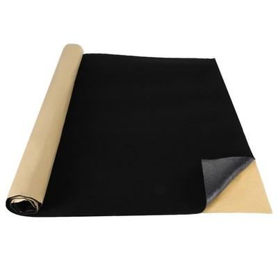MECCANIXITY 59"x39" Speaker Box Carpet Fabric with Adhesive Back, Black Car Trun
