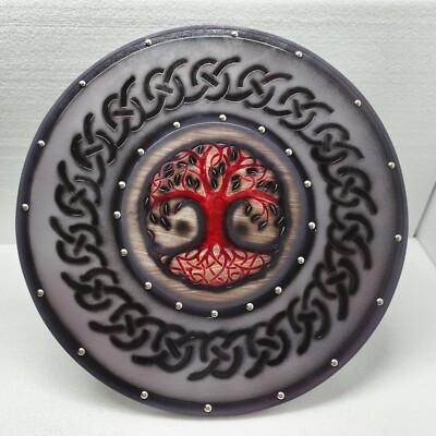 Medieval Shield Viking Shield 24" Wooden Shield Heavy Metal Fitted Designer Gift