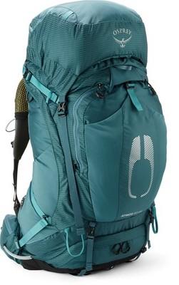 Men's Backpack Atmos AG 65L Osprey with Internal Aluminum Frame,Removable Straps