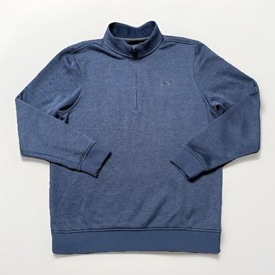 Men’s Under Armour ColdGear Sweatshirt Sz. Medium Blue Quarter Zip Fleece