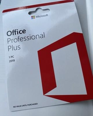 Microsoft Office Pro Plus 2019 Lifetime 1 PC Genuine retail