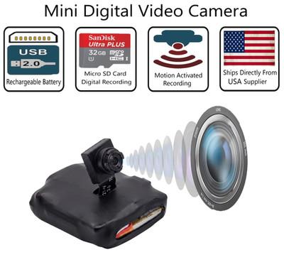 Mini 1080P Camera - Built-in battery compact digital audio Video recorder Webcam