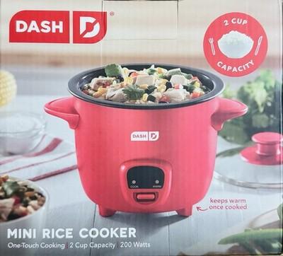Mini Rice Cooker Steamer with Removable Nonstick Pot, Keep Warm Function NEW