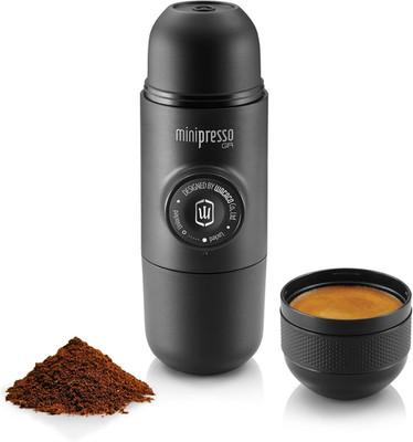 Minipresso GR, Portable Espresso Machine, Compatible Ground Coffee, Hand Coffee