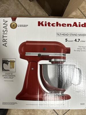 *MINT* KitchenAid KSM150PSER Artisan Tilt-Head Stand Mixer - Empire Red