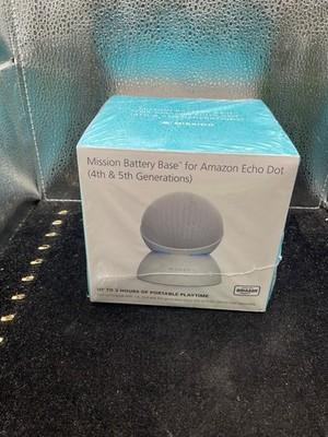 Mission Battery Base for Amazon Echo Dot (4th & 5th Gen)