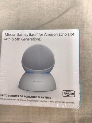 Mission Battery Base for Amazon Echo Dot (4th & 5th Gen)