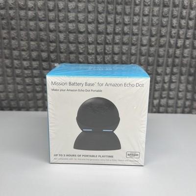 MISSION Made for Amazon Battery Base, for Echo Dot (4th / 5th generation), Black