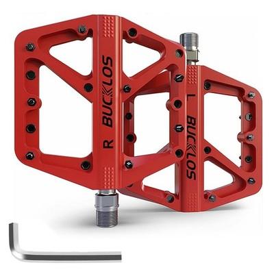 MTB/Road Bike Pedal Nylon Bearing 9/16" Cycling Platform Flat Non-Slip Pedals US