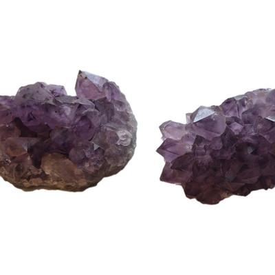 Natural Amethyst Crystal Cluster Purple Raw Mineral Specimen Healing Stone Decor