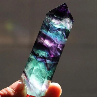 Natural Healing Crystal Wands Obelisk Reiki Point Tower Home Car Office Decor