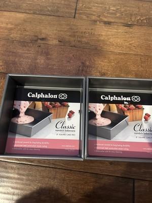 NEW 2 Calphalon classic nonstick 8” Square Cake pan baking