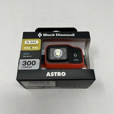 New BLACK DIAMOND Astro 300 Lumens Headlamp - Octane Red IPX4