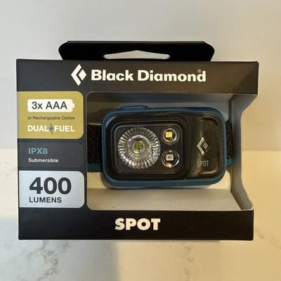 **NEW** BLACK DIAMOND SPOT 400 HEADLAMP COLOR AZUL / Ships Fast!!