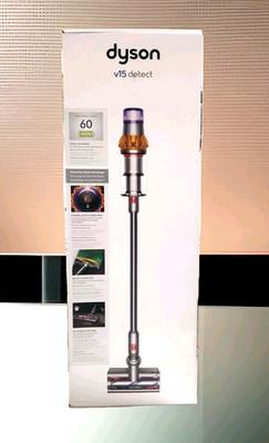 NEW - Dyson V15 Detect Cordless Carpet Cleaner 9.8" - Silver - Free Shipping
