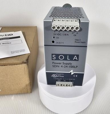 NEW Emerson Rail Mount Power Supply, SDN 4-24-100LP, SOLA Hevi Duty , 24 Volt