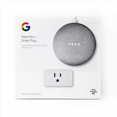 NEW Google Nest Mini 2nd Gen Smart Speaker with Smart Plug